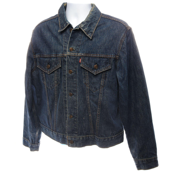 CHAQUETA VINTAGE LEVIS DE UNA SOLA COSTURA, TALLA 44, FABRICADA EN EE. UU.