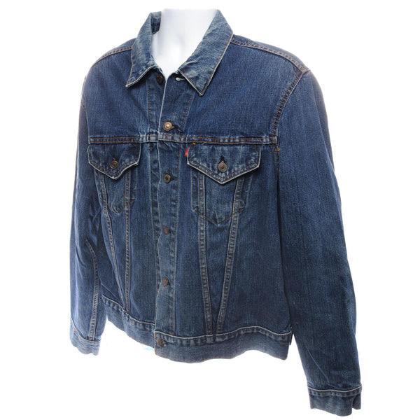 CHAQUETA VINTAGE LEVIS DE UNA SOLA COSTURA, TALLA 46, FABRICADA EN EE. UU.