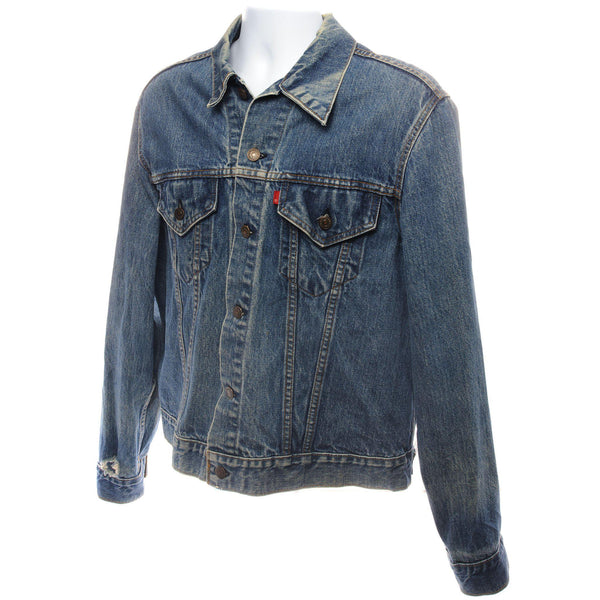 CHAQUETA VINTAGE LEVIS DE UNA SOLA COSTURA, TALLA 46, FABRICADA EN EE. UU.