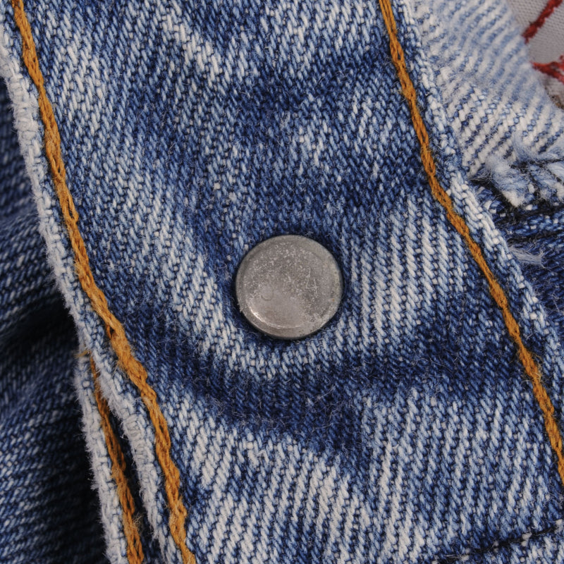 Beautiful Indigo Levis 501 Short Jeans Made in USA with a light blue wash 1990S  Size 26  Back Button #544