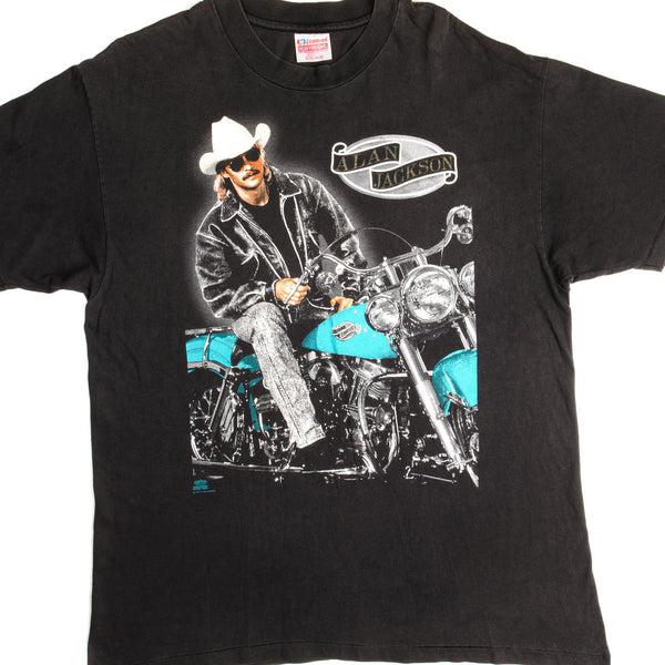 CAMISETA VINTAGE DE ALAN JACKSON 1992 TALLA GRANDE FABRICADA EN EE. UU.