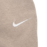 Vintage Nike Classic Swoosh Custom Made In The USA Beige Mid Length Shorts Available in Size Small, Medium, Large and XL. Up-cycled from Nike Joggers and Dye to a Pastel Beige color