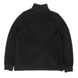 Polo Ralph Lauren Black Quarter Zip Sweatshirt Size XL