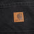 Vintage Carhartt Carpenter Flannel Lined Black Pants Size 32X30