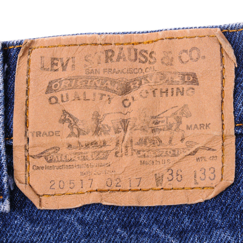 JEANS VINTAGE LEVIS 517 INDIGO 1984-1985 TALLA W35 L28 HECHOS EN EE. UU.