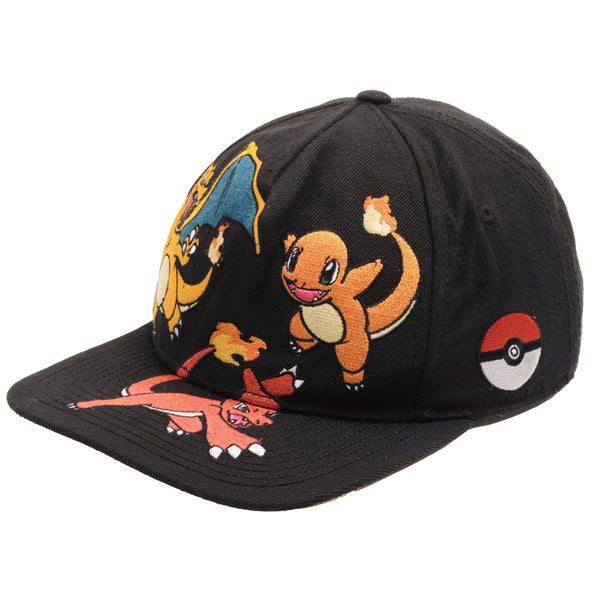 Vintage Nintendo Pokemon Fire Starters Charisar Charmeleon Charmender Cap 2014