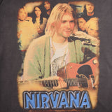 Bootleg Tee Shirt NirvanaKurt Cobain Size XL With Single Stitch Sleeves