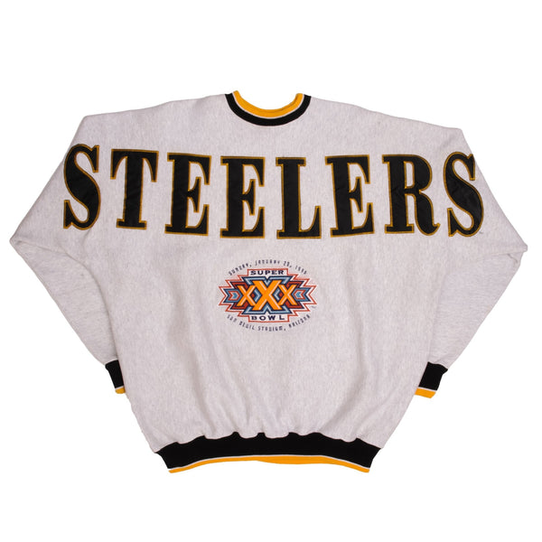 VINTAGE NFL STEELERS LEGENDS ATHLETIC SWEATSHIRT 1996 XL MADE IN USA