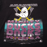 VINTAGE STARTER NHL ANAHEIM MIGHTY DUCKS TEE SHIRT 1993 SIZE XL MADE IN USA