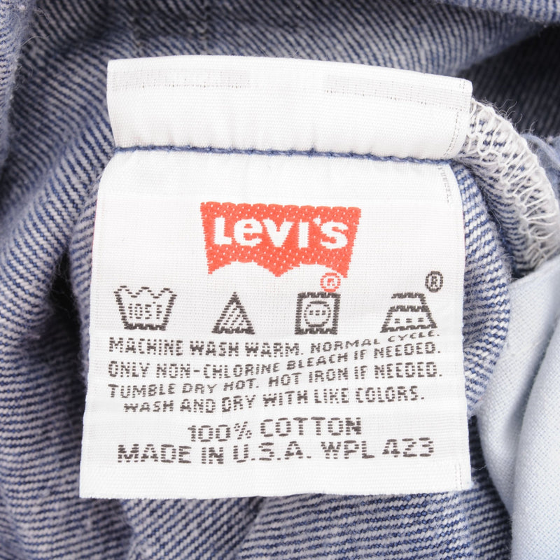 Vintage Levis 501 Indigo Jeans 1990S Size 29X34 Made In Usa Back button #552