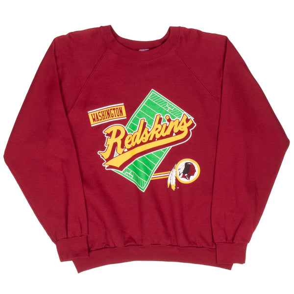 Vintage Nfl Washington Redskins Sweatshirt 1990S Size Large Made In Usa