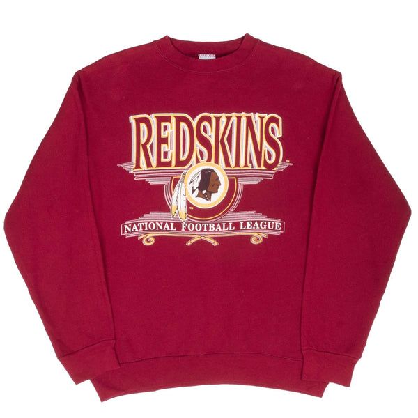 Vintage Nfl Washington Redskins Sweatshirt 1990S Size Large Made In Usa