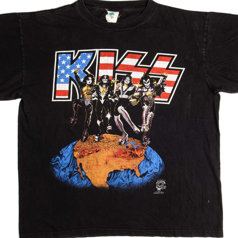 VINTAGE KISS ALIVE WORLDWIDE WORLD TOUR 1996 TEE SHIRT SIZE XL