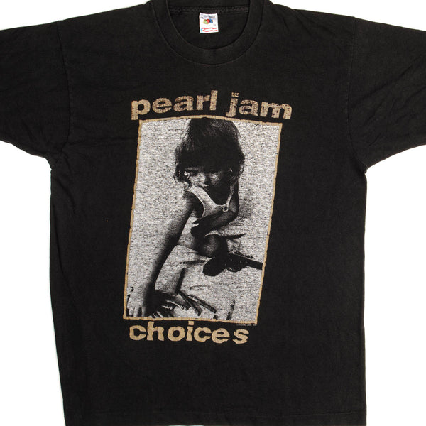 CAMISETA VINTAGE PEARL JAM 1992 TALLA GRANDE FABRICADA EN EE. UU.