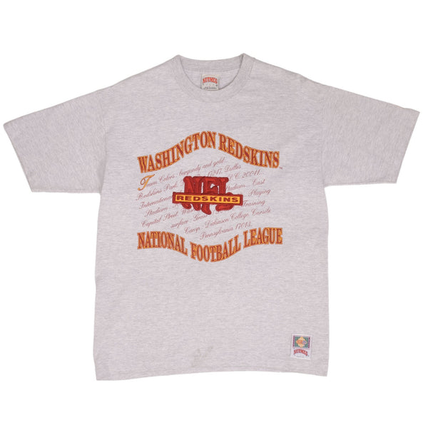 Vintage NFL Washington Redskins 1990S Tee Shirt Size Large Made In USA With Single Stitch Sleeves