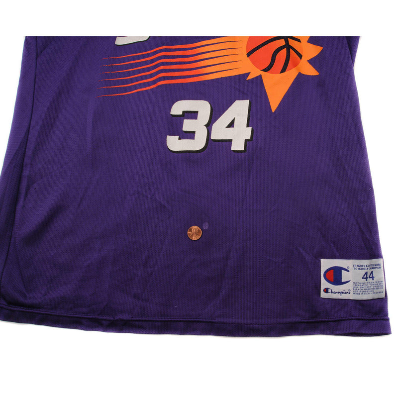 CAMISETA VINTAGE DE CAMPEÓN SUNS BARKLEY 34 TALLA GRANDE FABRICADA EN EE. UU.