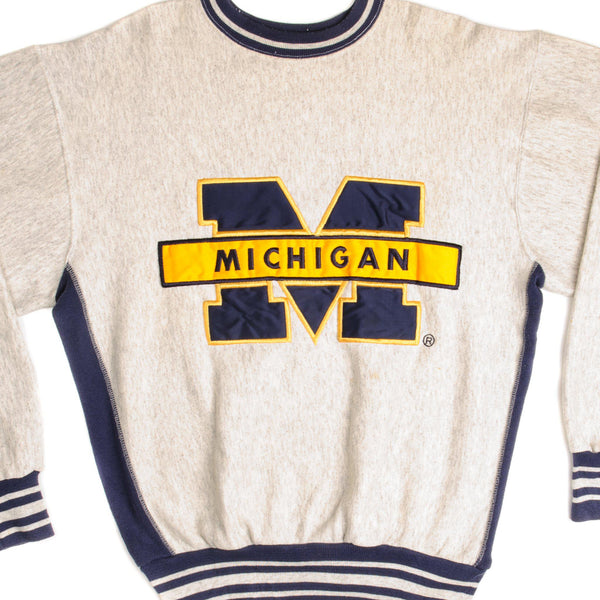 SUDADERA VINTAGE DE LA UNIVERSIDAD DE MICHIGAN TALLA XL AÑOS 90