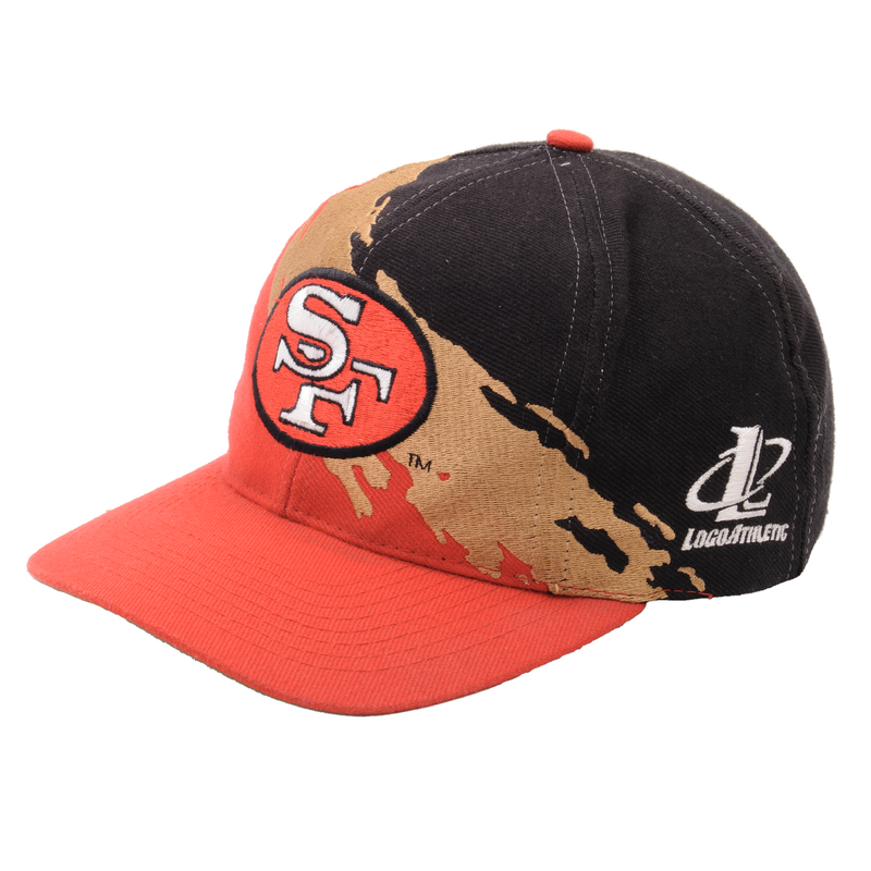 San Francisco 49ers Vintage 90s Shadow Sports Specialties Snapback Hat Wool  Blend NFL Football White Red Baseball Cap FREE SHIPPING 