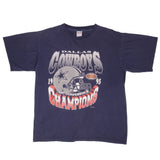 Vintage Nfl Dallas Cowboys Nfc Champions 1995 Tee Shirt Size XL