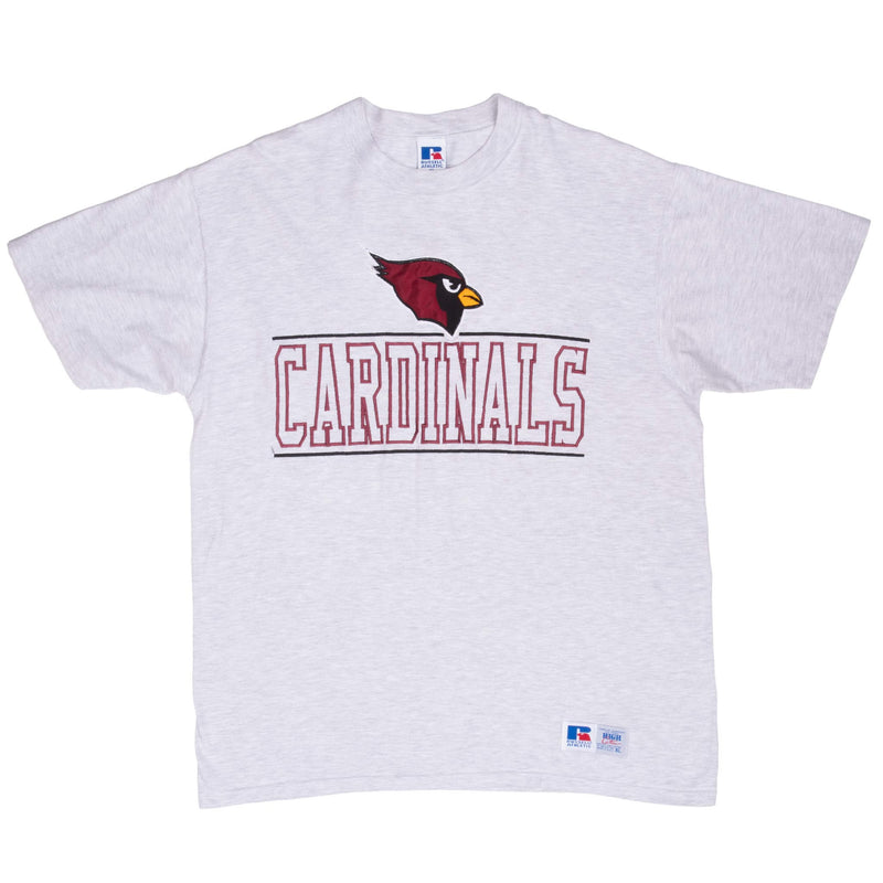 Vintage Nfl Arizona Cardinals 1990S Grey Tee Shirt Size Large Made In Usa