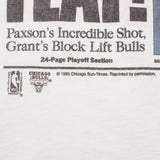 CAMISETA VINTAGE NBA CHICAGO BULLS VS SUNS AÑOS 90 TALLA GRANDE FABRICADA EN EE. UU.