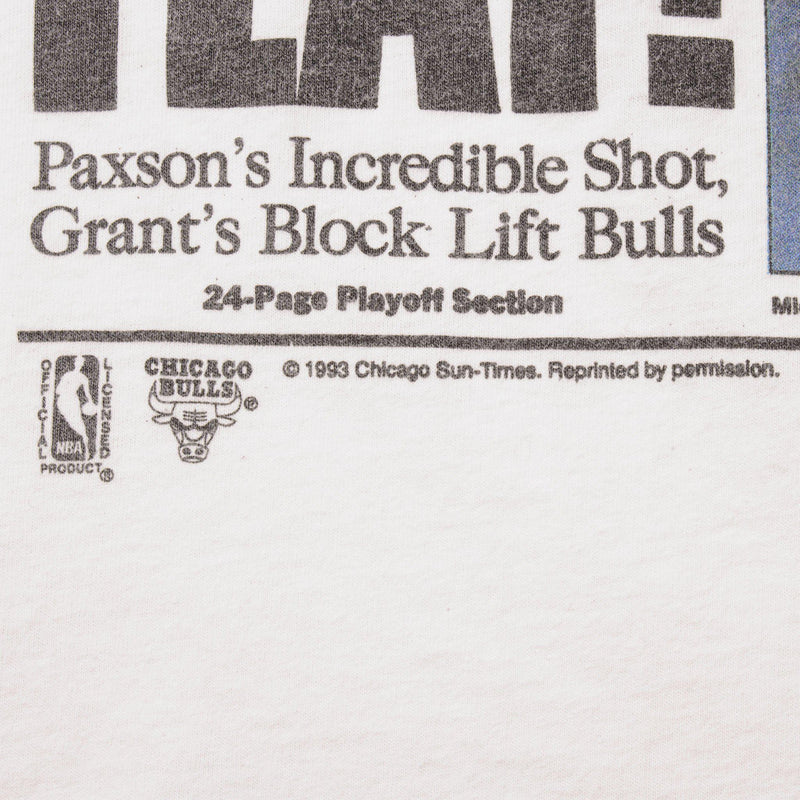 CAMISETA VINTAGE NBA CHICAGO BULLS VS SUNS AÑOS 90 TALLA GRANDE FABRICADA EN EE. UU.