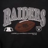 Vintage NFL Los Angeles Raiders American Football Conference Sweatshirt Size Large Made In USA