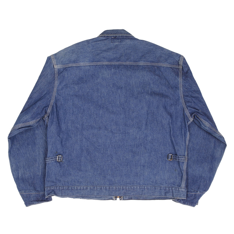 Vintage Osh Kosh B'gosh Sanforized Denim Jacket 1970S Size 48 Union Made In Usa