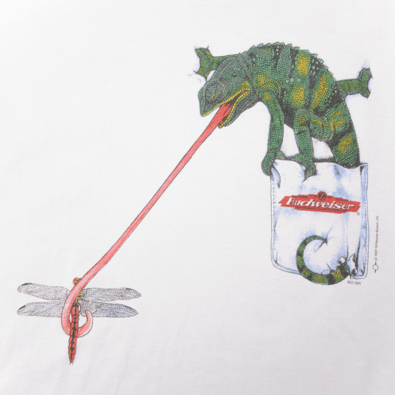 Vintage Budweiser We Could've Been Huge Chameleons Tee Shirt 1997 Size Large