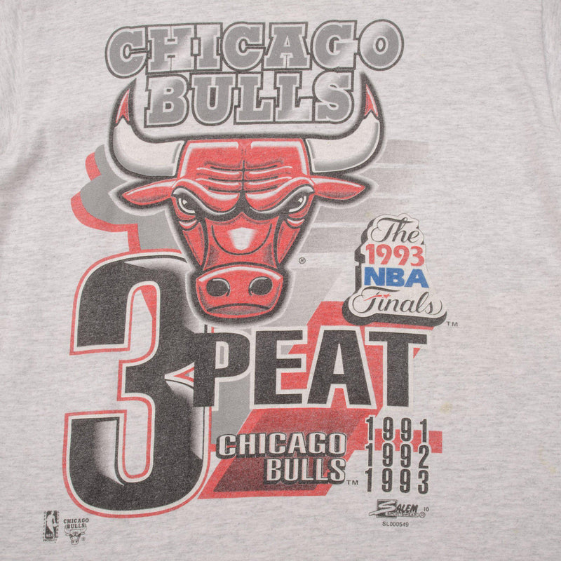 CAMISETA ANTIGUA DE LA NBA DE LOS CHICAGO BULLS DE 1993, TALLA MEDIANA, FABRICADA EN EE. UU.