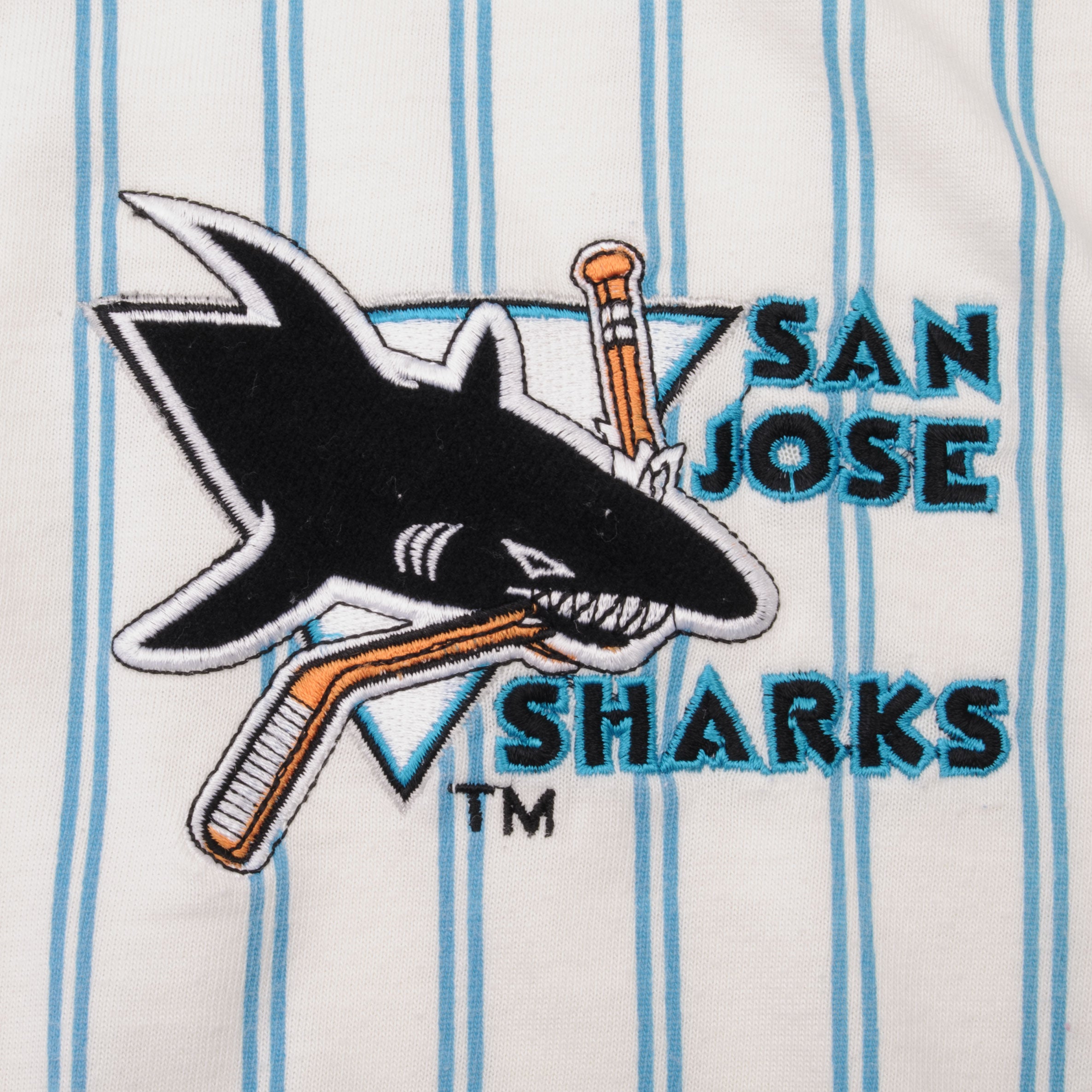 San Jose Sharks Rare Black Starter Jersey Medium