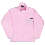 Vintage Patagonia Pink Synchilla Snap T Fleece Pullover Jacket 2000S Size XL Made In USA