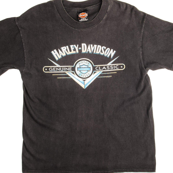 CAMISETA VINTAGE HARLEY DAVIDSON 1998 TALLA MEDIANA FABRICADA EN EE. UU.