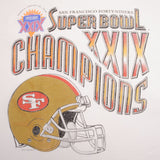 Vintage Nfl San Francisco 49Ers Super Bowl Champions 1995 Tee Shirt XL Made In Usa