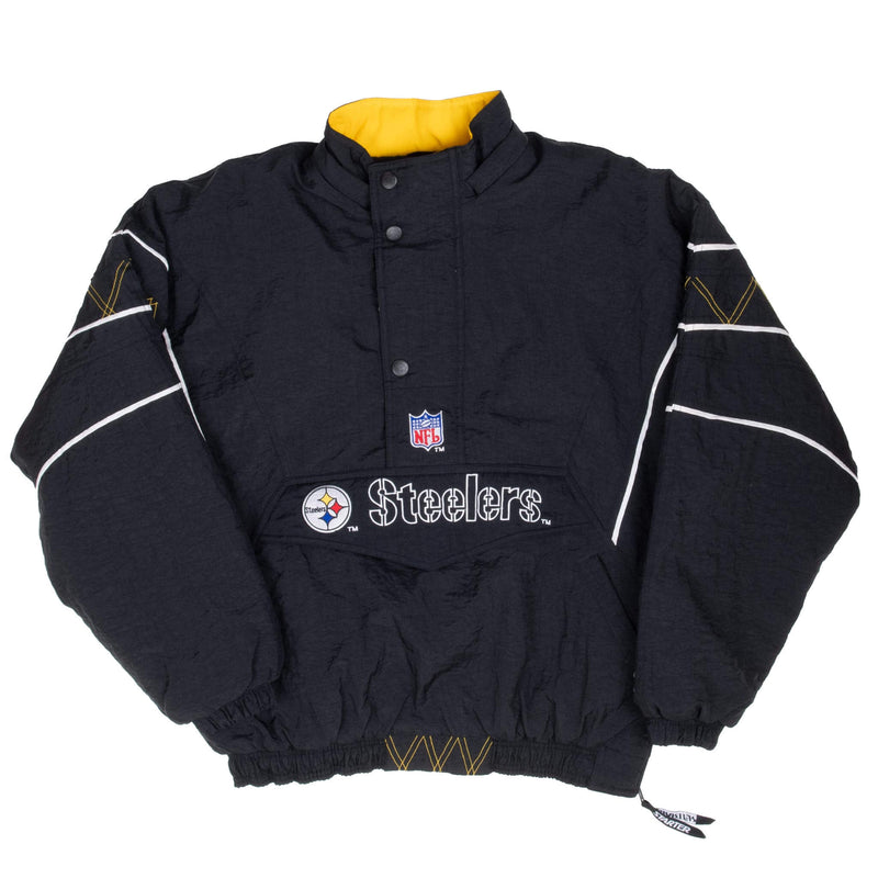 Vintage Nfl Pittsburgh Steelers Heavy Pullover Starter Jacket 1990S Size Medium