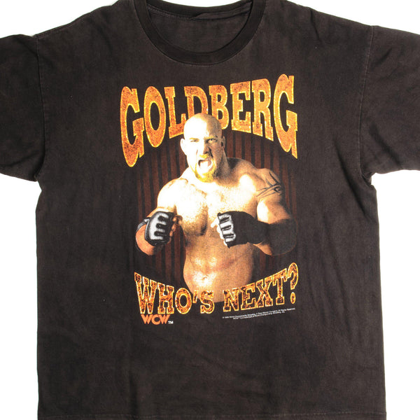 VINTAGE WCW GOLDBERG TEE SHIRT 1998 SIZE XL