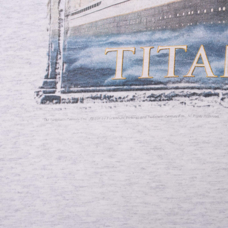 Vintage Original Titanic Movie 1998 Tee Shirt Size Large. Leonardo Di Caprio