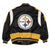 Vintage NFL Pittsburg Steelers Leather Jacket 1990S Size Large