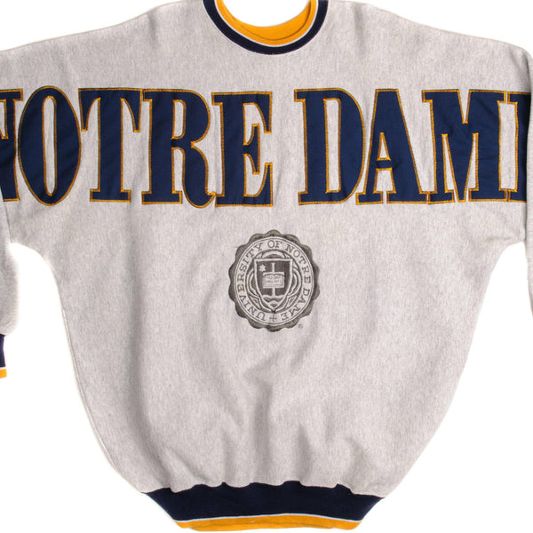 SUDADERA VINTAGE DE LA UNIVERSIDAD DE NOTRE DAME, TALLA 2XL, FABRICADA EN EE. UU.