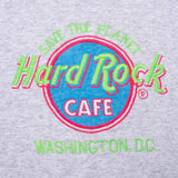 Vintage Hard Rock Cafe Save The Planet Washington Dc Grey Sweatshirt 1990S Size XL Made In USA