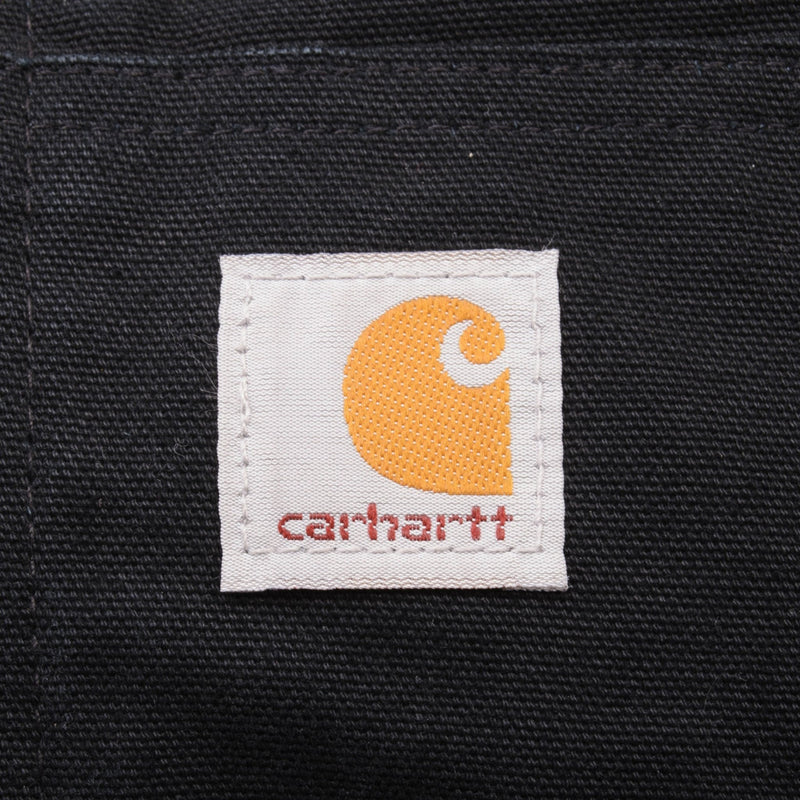 CHAQUETA ACTIVA CON CAPUCHA CARHARTT VINTAGE NEGRA J140BLK TALLA MEDIANA FABRICADA EN EE. UU.