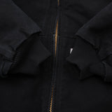 CHAQUETA ACTIVA CON CAPUCHA CARHARTT VINTAGE NEGRA J140BLK TALLA MEDIANA FABRICADA EN EE. UU.