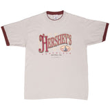 Vintage Hershey's Chocolate 1997 Tee Shirt Large Made In Usa With Single Stitch Hem