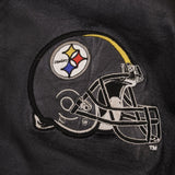 Vintage NFL Pittsburg Steelers Leather Jacket 1990S Size Large