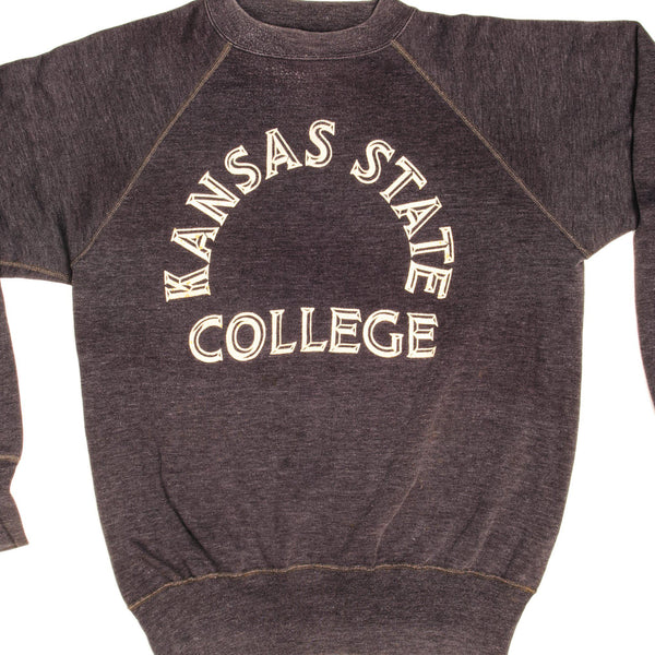 VINTAGE CHAMPION KANSAS STATE COLLEGE SWEATSHIRT MID 1960's LARGE MADE USA