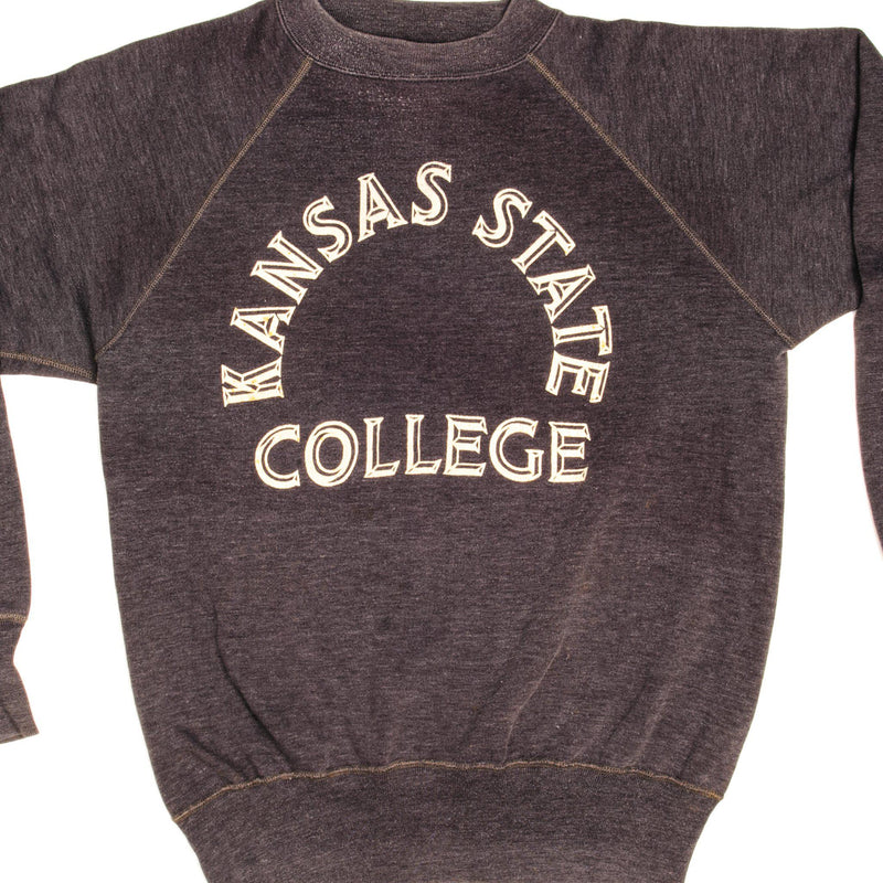 VINTAGE CHAMPION KANSAS STATE COLLEGE SWEATSHIRT MID 1960's LARGE MADE USA