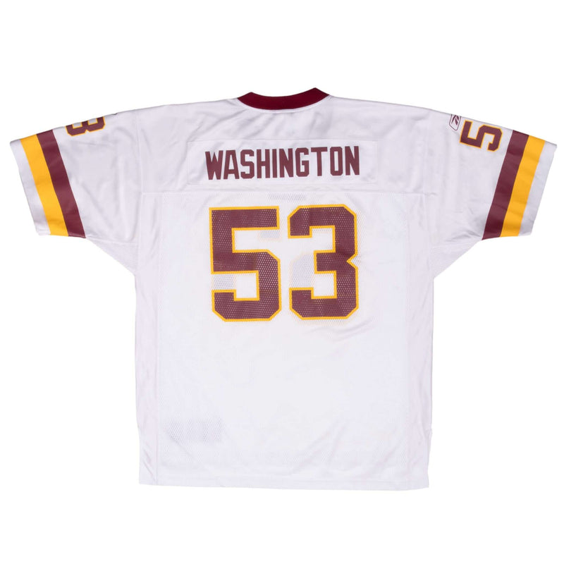 Vintage Nfl Washington Redskins Marcus Washington #53 Reebok Jersey 2000S Size XL