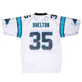 Vintage Nfl Carolina Panthers Eric Shelton #35 Reebok Jersey 2000S Size Medium