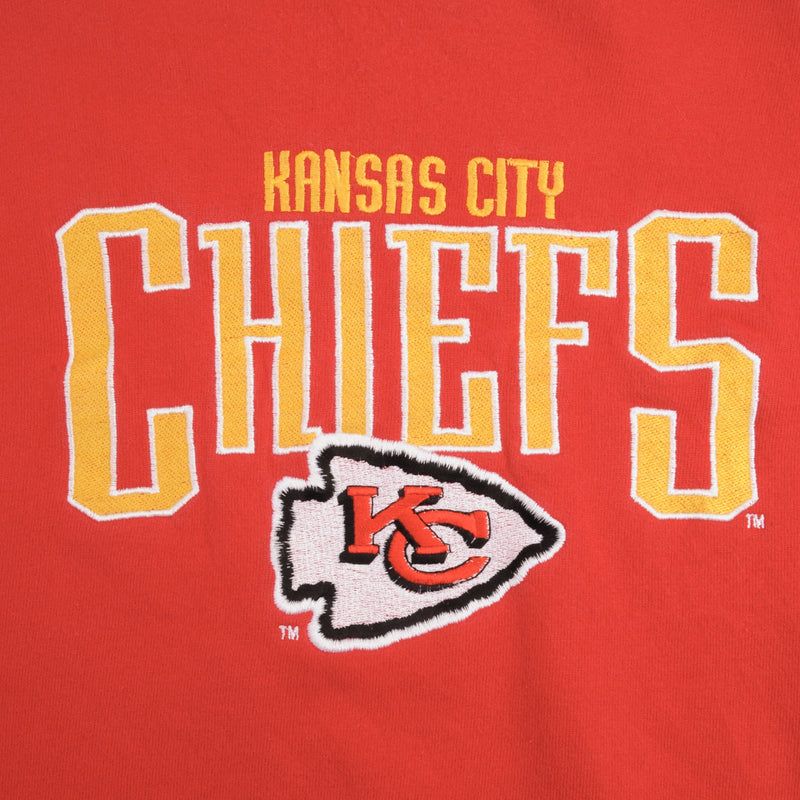 Vintage Nfl Kansas City Chiefs Embroidered Taylor Swift Sweatshirt Medium 1990S Made In Usa