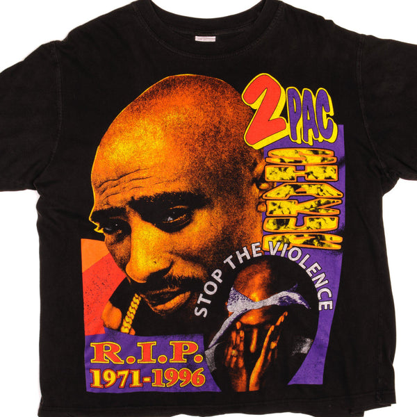 復古 BOOTLEG 2PAC T 卹 1990 年代大尺碼